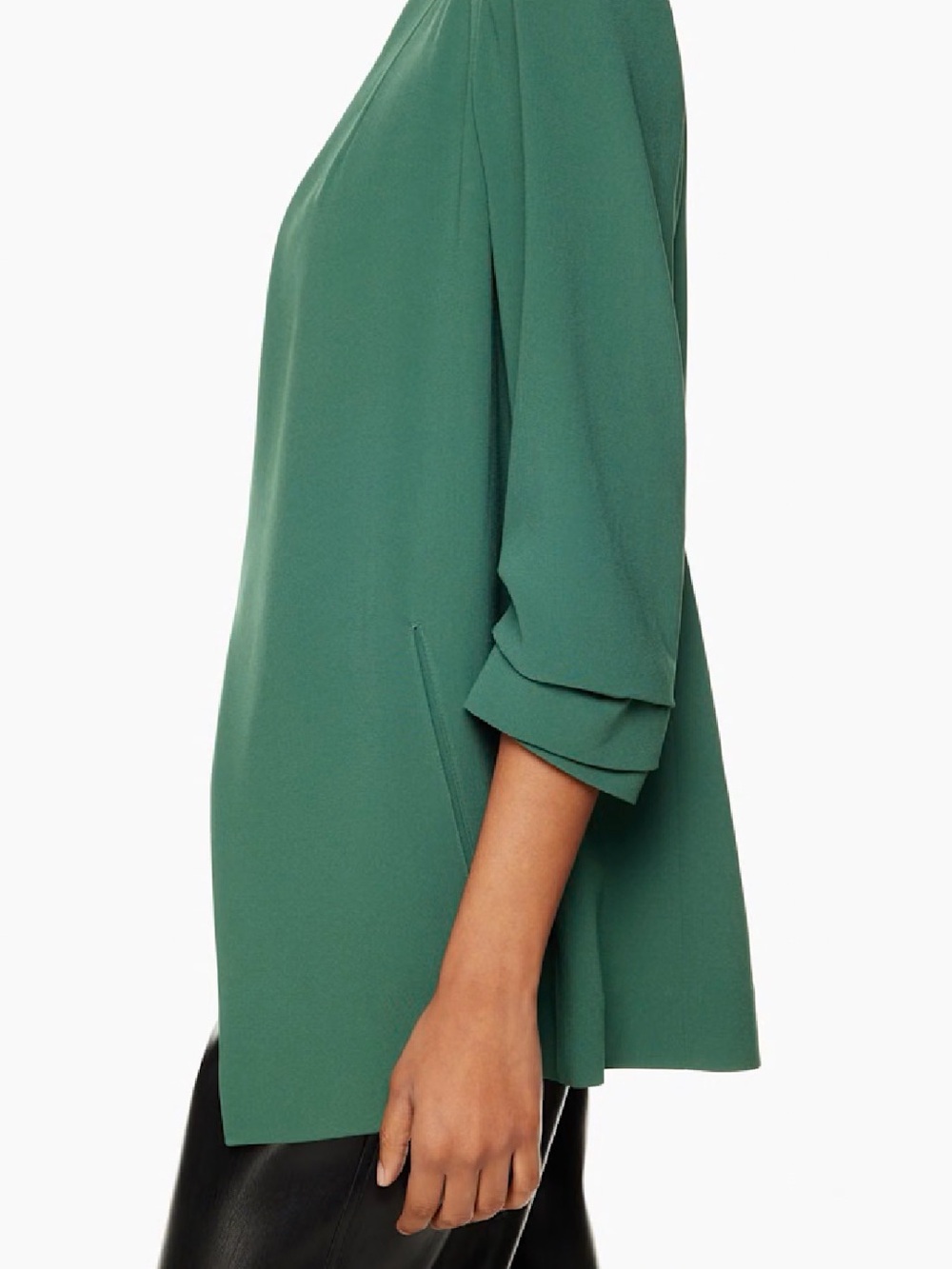 Babaton Draped Open Front Blazer - Picture 6 of 6